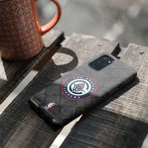 NBA Los Angeles Clippers Black Rust Galaxy S20 Plus Pro Case