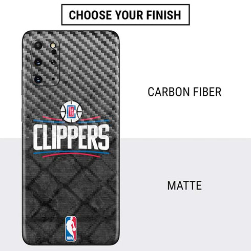 NBA Los Angeles Clippers Black Rust Galaxy S20 Plus Skin