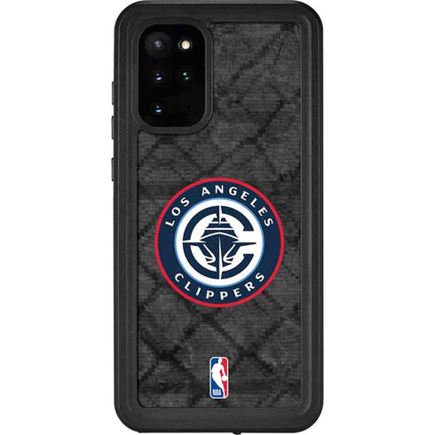 NBA Los Angeles Clippers Black Rust Galaxy S20 Plus Waterproof Case