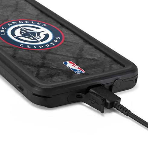 NBA Los Angeles Clippers Black Rust Galaxy S20 Plus Waterproof Case