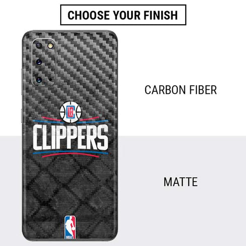 NBA Los Angeles Clippers Black Rust Galaxy S20 Skin