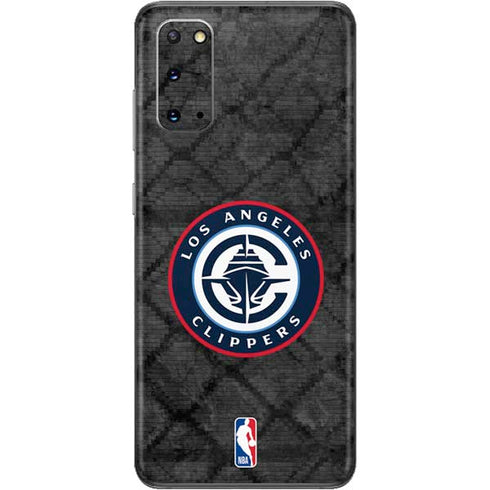 NBA Los Angeles Clippers Black Rust Galaxy S20 Skin