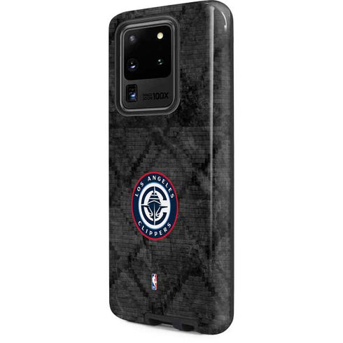 NBA Los Angeles Clippers Black Rust Galaxy S20 Ultra 5G Pro Case