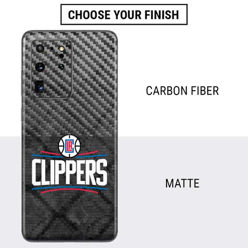 NBA Los Angeles Clippers Black Rust Galaxy S20 Ultra 5G Skin