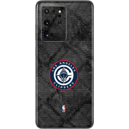 NBA Los Angeles Clippers Black Rust Galaxy S20 Ultra 5G Skin