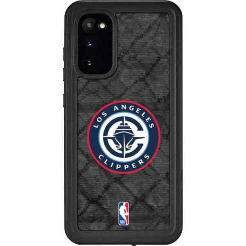 NBA Los Angeles Clippers Black Rust Galaxy S20 Waterproof Case