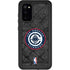 NBA Los Angeles Clippers Black Rust Galaxy S20 Waterproof Case