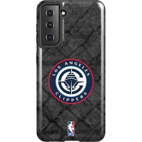 NBA Los Angeles Clippers Black Rust Galaxy S21 5G Pro Case