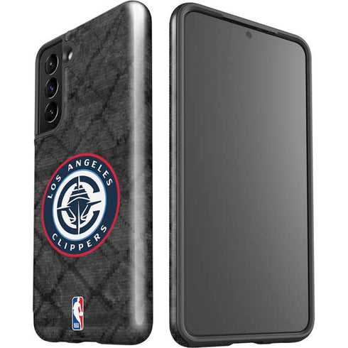 NBA Los Angeles Clippers Black Rust Galaxy S21 5G Pro Case