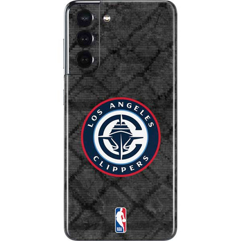 NBA Los Angeles Clippers Black Rust Galaxy S21 5G Skin