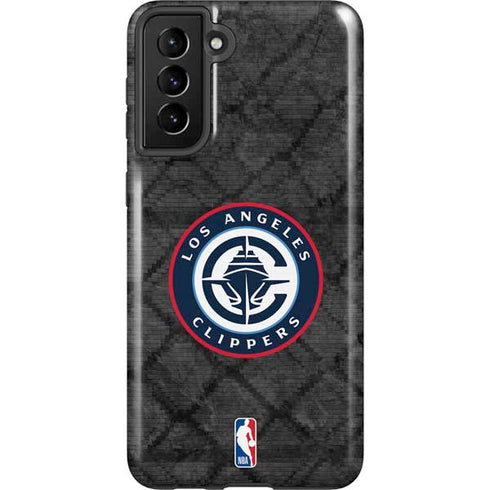 NBA Los Angeles Clippers Black Rust Galaxy S21 Plus 5G Pro Case