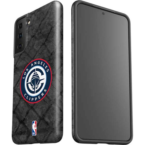 NBA Los Angeles Clippers Black Rust Galaxy S21 Plus 5G Pro Case