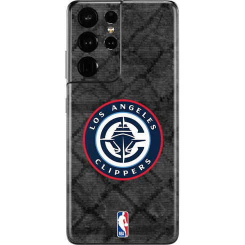 NBA Los Angeles Clippers Black Rust Galaxy S21 Ultra 5G Skin