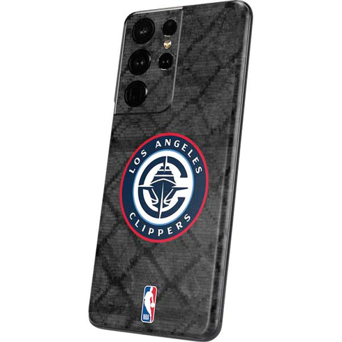 NBA Los Angeles Clippers Black Rust Galaxy S21 Ultra 5G Skin