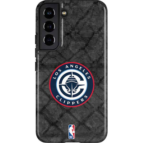 NBA Los Angeles Clippers Black Rust Galaxy S22 Pro Case