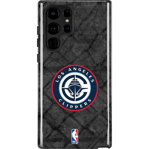 NBA Los Angeles Clippers Black Rust Galaxy S22 Ultra Pro Case