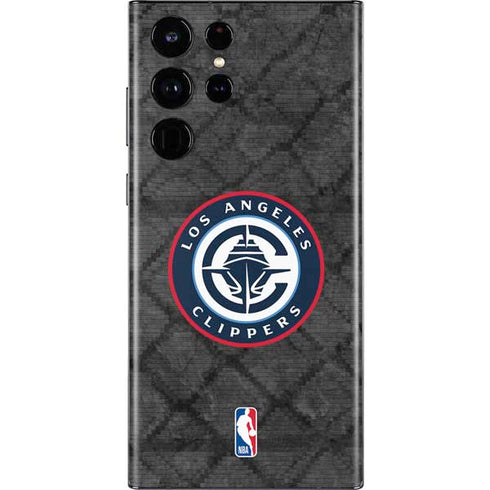 NBA Los Angeles Clippers Black Rust Galaxy S22 Ultra Skin