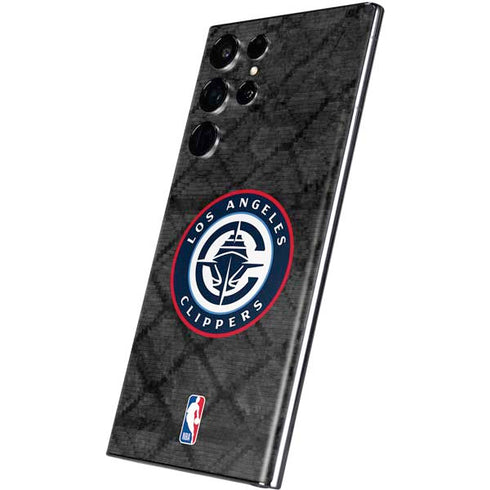 NBA Los Angeles Clippers Black Rust Galaxy S22 Ultra Skin