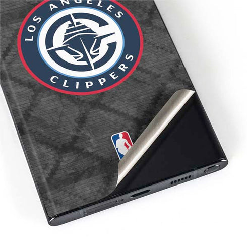 NBA Los Angeles Clippers Black Rust Galaxy S22 Ultra Skin