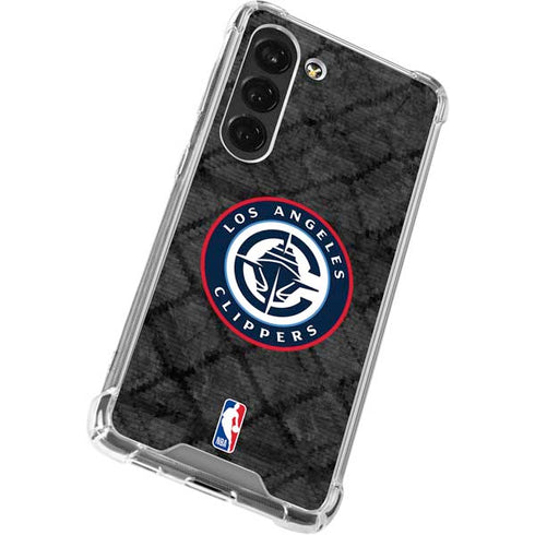 NBA Los Angeles Clippers Black Rust Galaxy S23 Clear Case