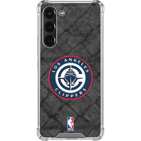 NBA Los Angeles Clippers Black Rust Galaxy S23 Plus Clear Case