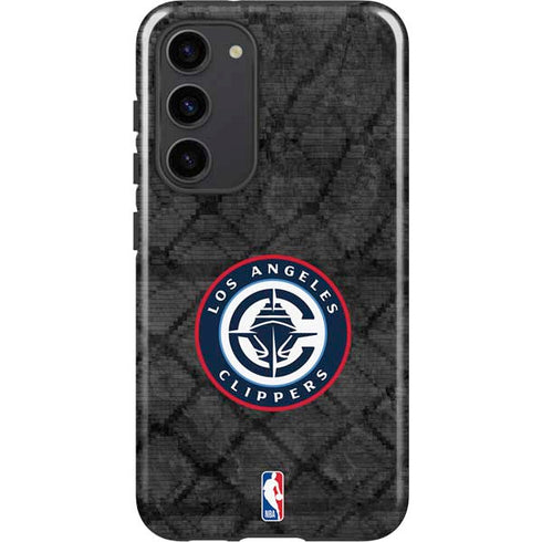 NBA Los Angeles Clippers Black Rust Galaxy S23 Plus Pro Case