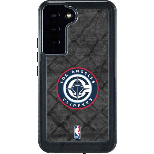 NBA Los Angeles Clippers Black Rust Galaxy S23 Plus Waterproof Case