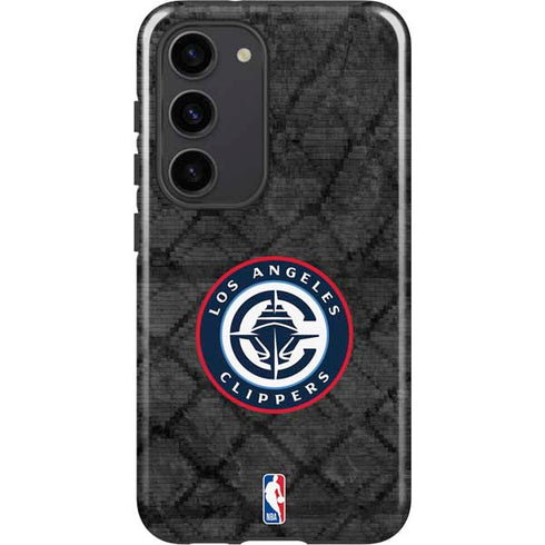 NBA Los Angeles Clippers Black Rust Galaxy S23 Pro Case