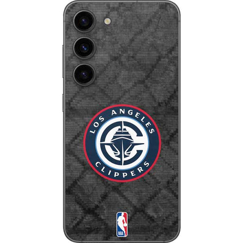 NBA Los Angeles Clippers Black Rust Galaxy S23 Skin