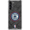 NBA Los Angeles Clippers Black Rust Galaxy S24 FE Clear Case