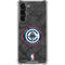 NBA Los Angeles Clippers Black Rust Galaxy S24 FE Clear Case