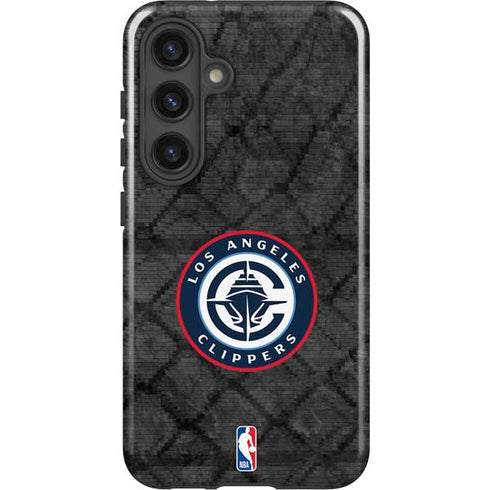 NBA Los Angeles Clippers Black Rust Galaxy S25 Impact Case
