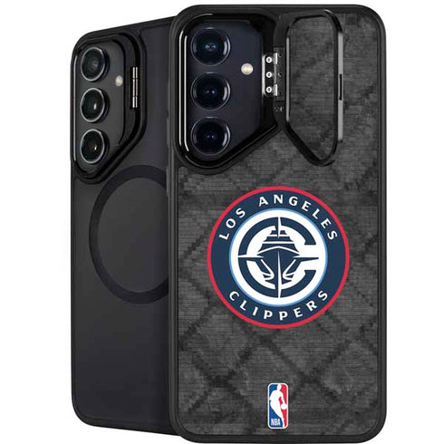 NBA Los Angeles Clippers Black Rust Galaxy S24 Kickstand Case