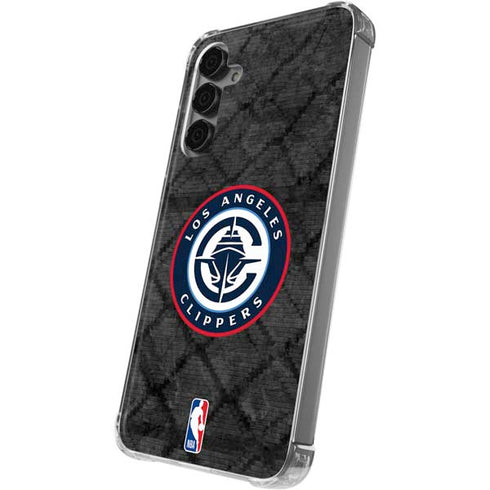 NBA Los Angeles Clippers Black Rust Galaxy S24 Plus Clear Case