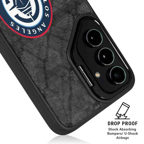 NBA Los Angeles Clippers Black Rust Galaxy S24 Plus Kickstand Case