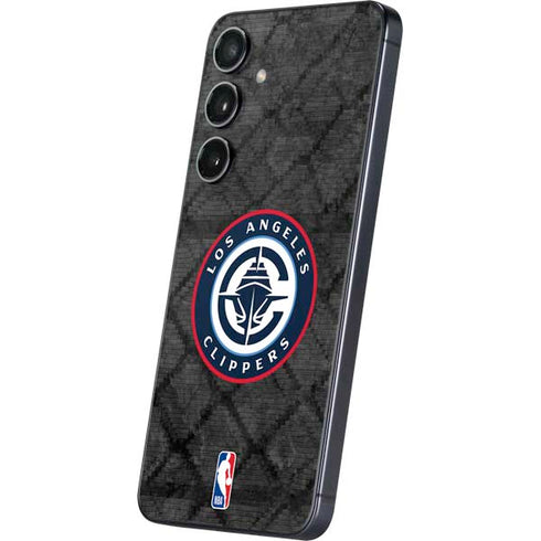 NBA Los Angeles Clippers Black Rust Galaxy S25 Skin