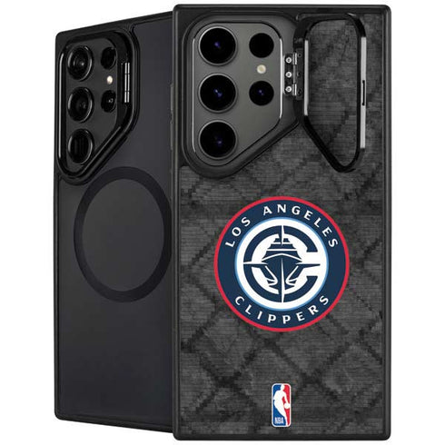 NBA Los Angeles Clippers Black Rust Galaxy S24 Ultra Kickstand Case
