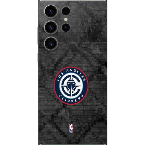 NBA Los Angeles Clippers Black Rust Galaxy S24 Ultra Skin
