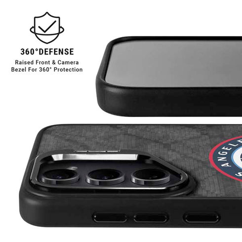 NBA Los Angeles Clippers Black Rust Galaxy S25 FE Kickstand Case