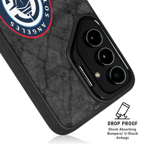 NBA Los Angeles Clippers Black Rust Galaxy S25 FE Kickstand Case