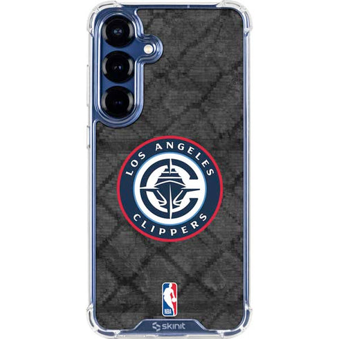 NBA Los Angeles Clippers Black Rust Galaxy S25 Plus Clear Case
