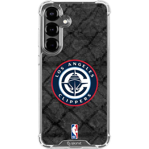 NBA Los Angeles Clippers Black Rust Galaxy S26 Clear Case