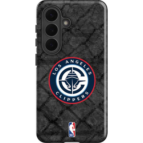 NBA Los Angeles Clippers Black Rust Galaxy S26 Impact Case