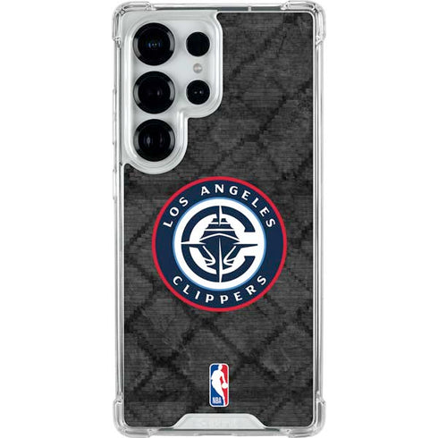 NBA Los Angeles Clippers Black Rust Galaxy S26 Ultra Clear Case