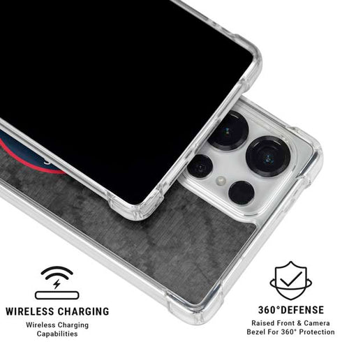 NBA Los Angeles Clippers Black Rust Galaxy S26 Ultra Clear Case