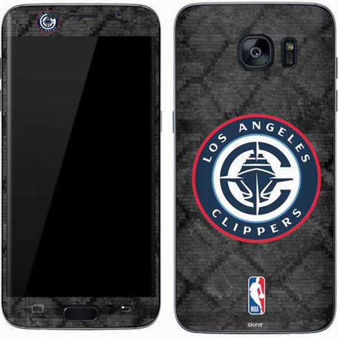 NBA Los Angeles Clippers Black Rust Galaxy S7 Skin
