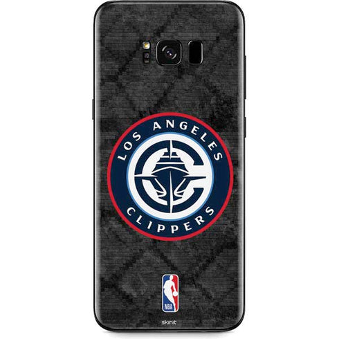 NBA Los Angeles Clippers Black Rust Galaxy S8 Skin