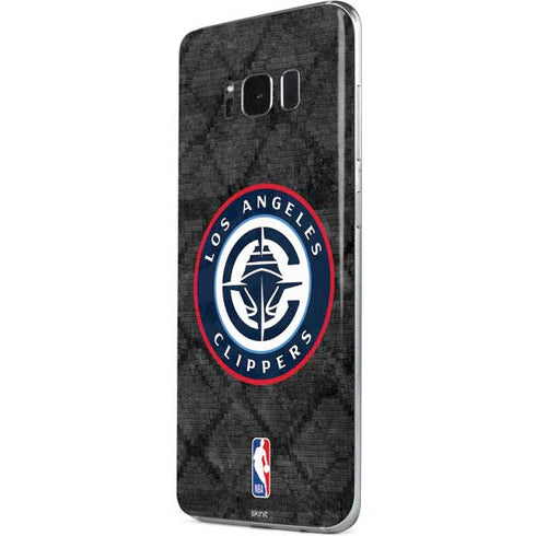 NBA Los Angeles Clippers Black Rust Galaxy S8 Skin