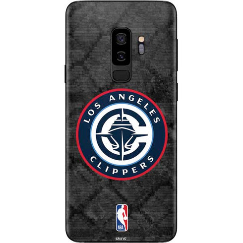NBA Los Angeles Clippers Black Rust Galaxy S9 Plus Skin