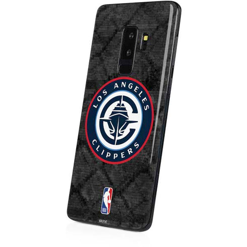 NBA Los Angeles Clippers Black Rust Galaxy S9 Plus Skin